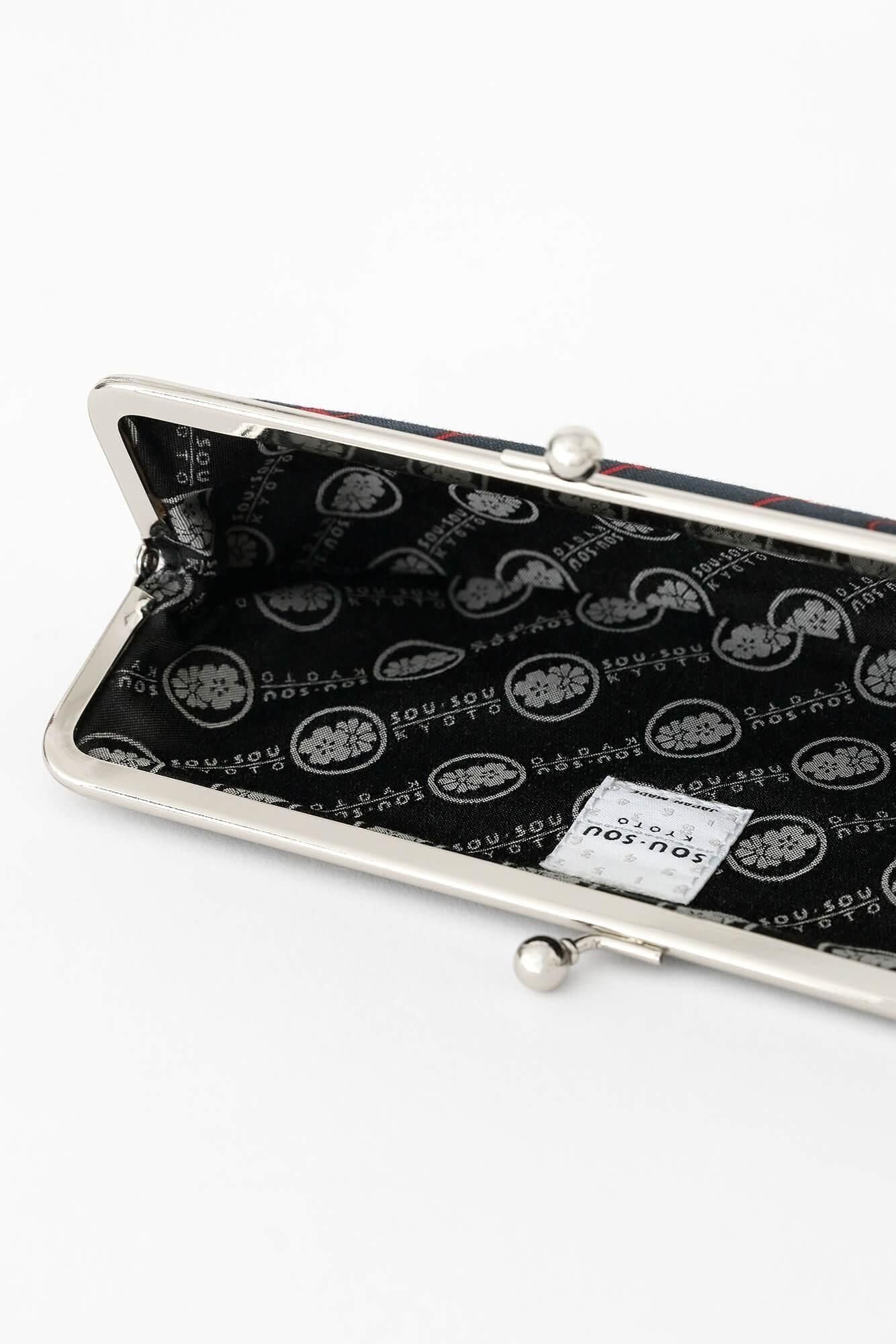 12호 캔버스 난가마구치 가방 (수평의)/원숭이