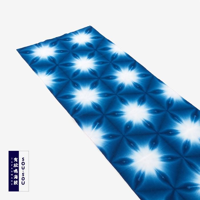 SOU・SOU×有松鳴海絞手巾/張正謹製 雪花4