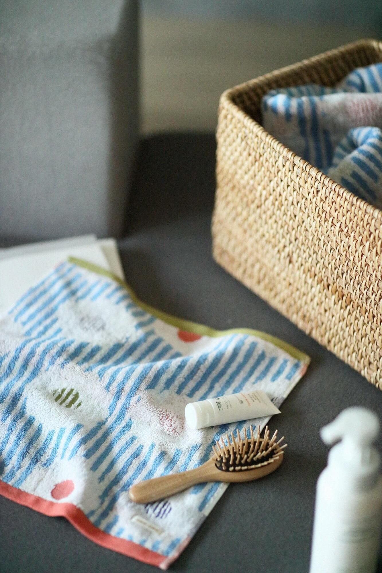 SOU・SOU今治毛巾 洗脸巾/白菊花莲