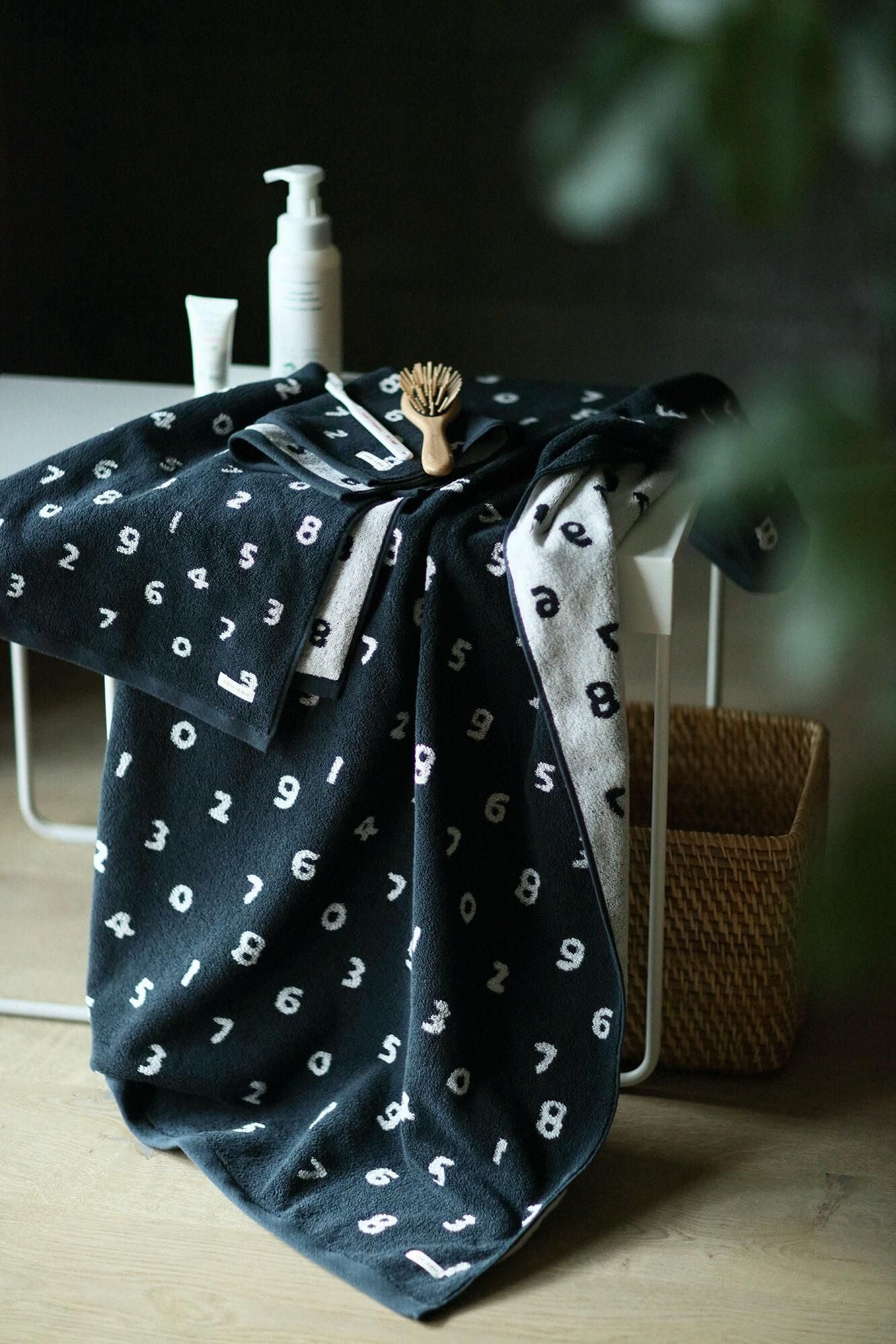 SOU・SOU今治毛巾 擦手巾/SO-SU-U十數 濃墨色