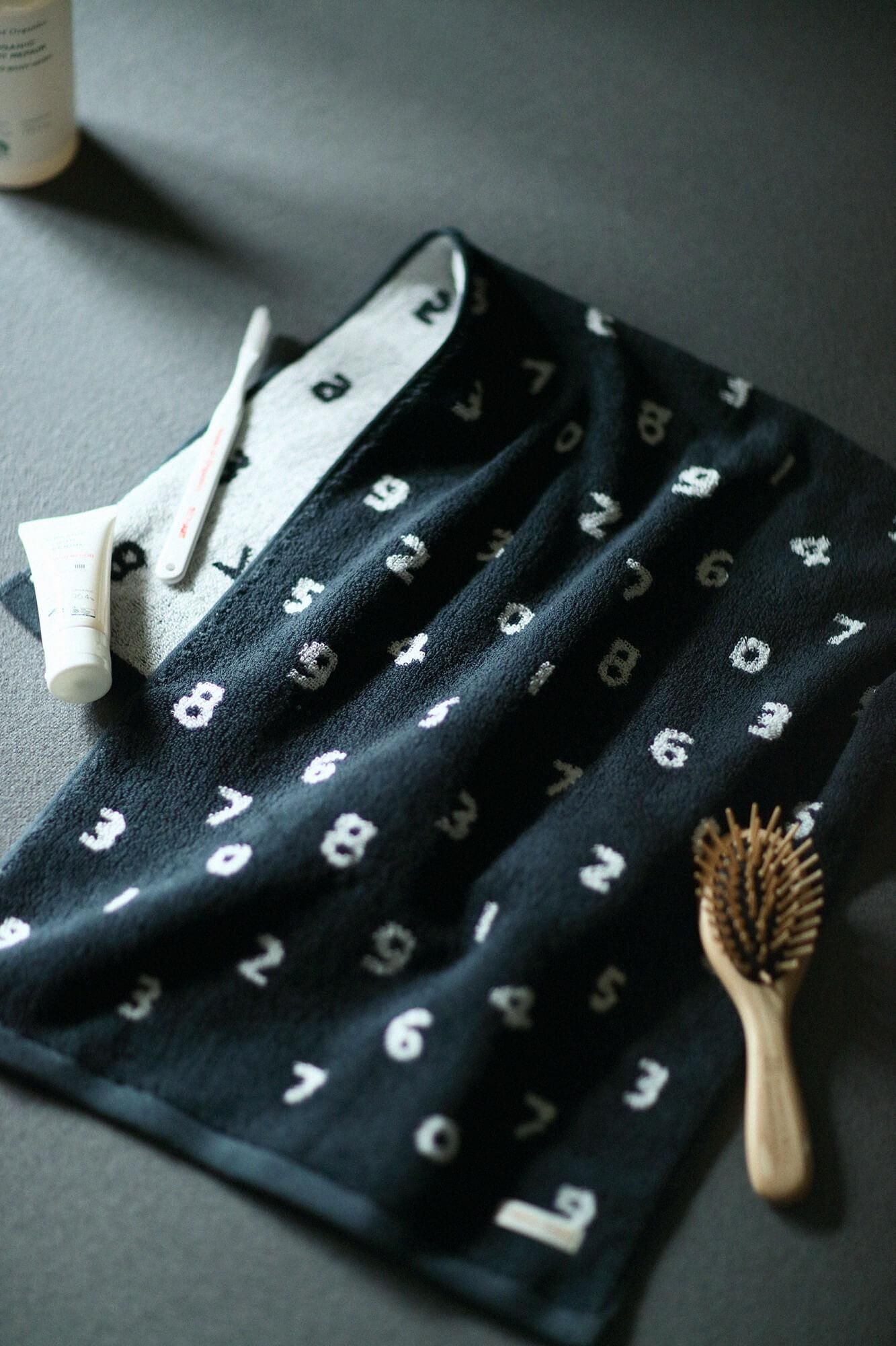 SOU・SOU今治毛巾 洗臉巾/SO-SU-U十數 濃墨色