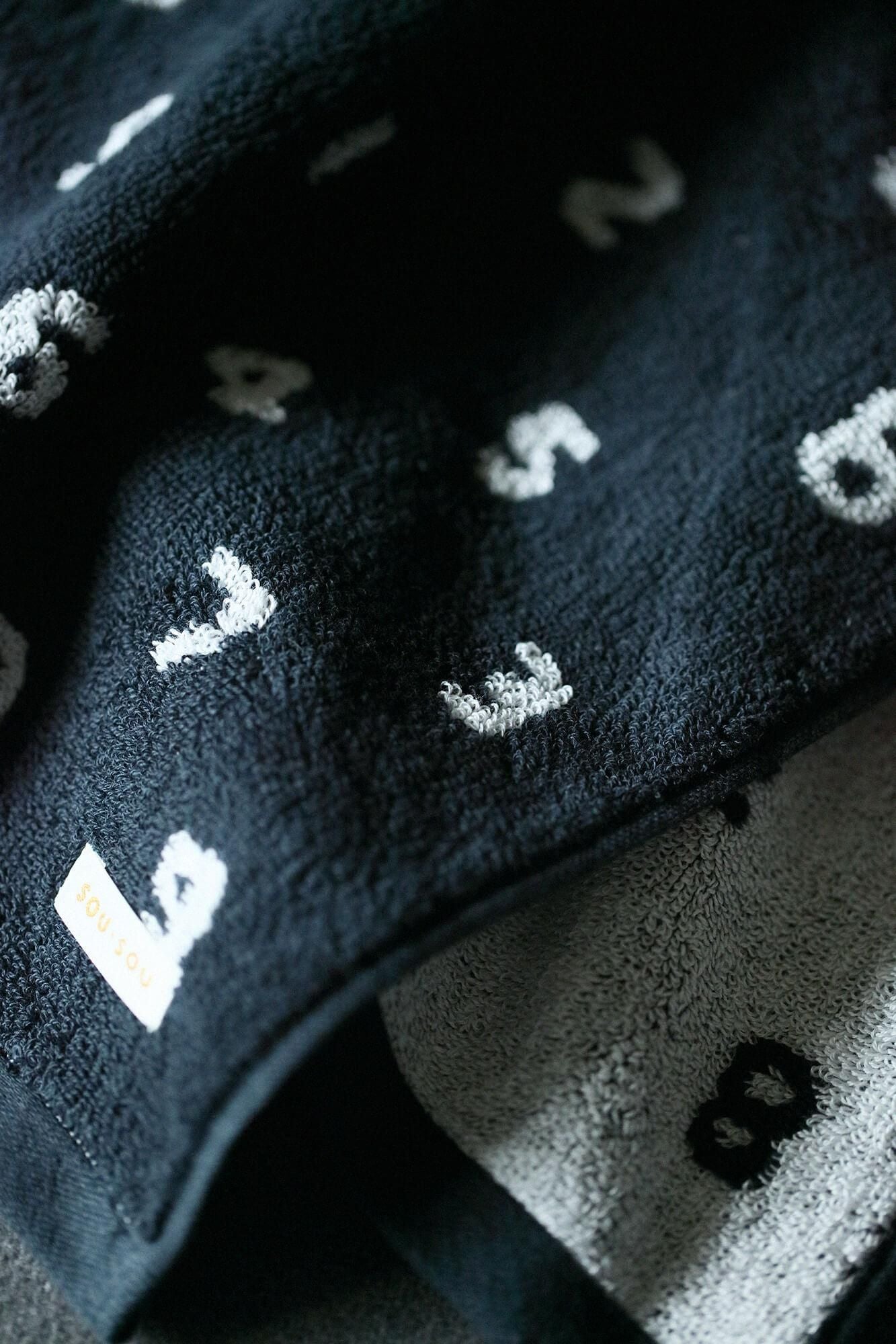 SOU・SOU今治毛巾 洗臉巾/SO-SU-U十數 濃墨色