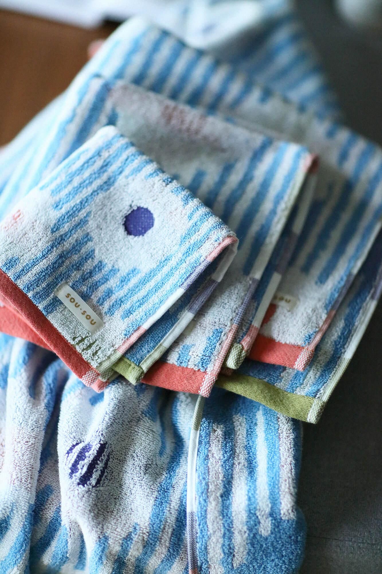 SOU・SOUimabari毛巾迷你毛巾/Shiragiku Karen