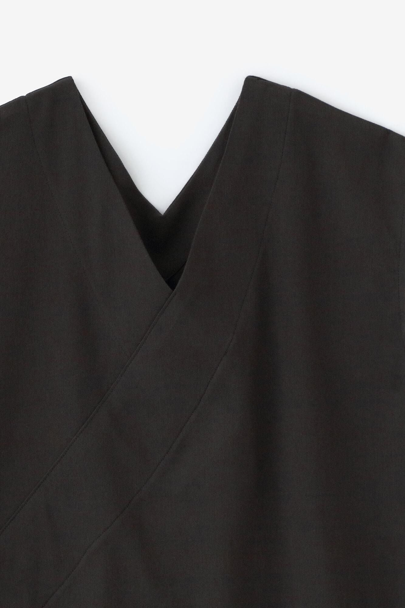 Takashima Shiji 40/40 kragenlos Jiban/Dunkle Asche (Koihai)