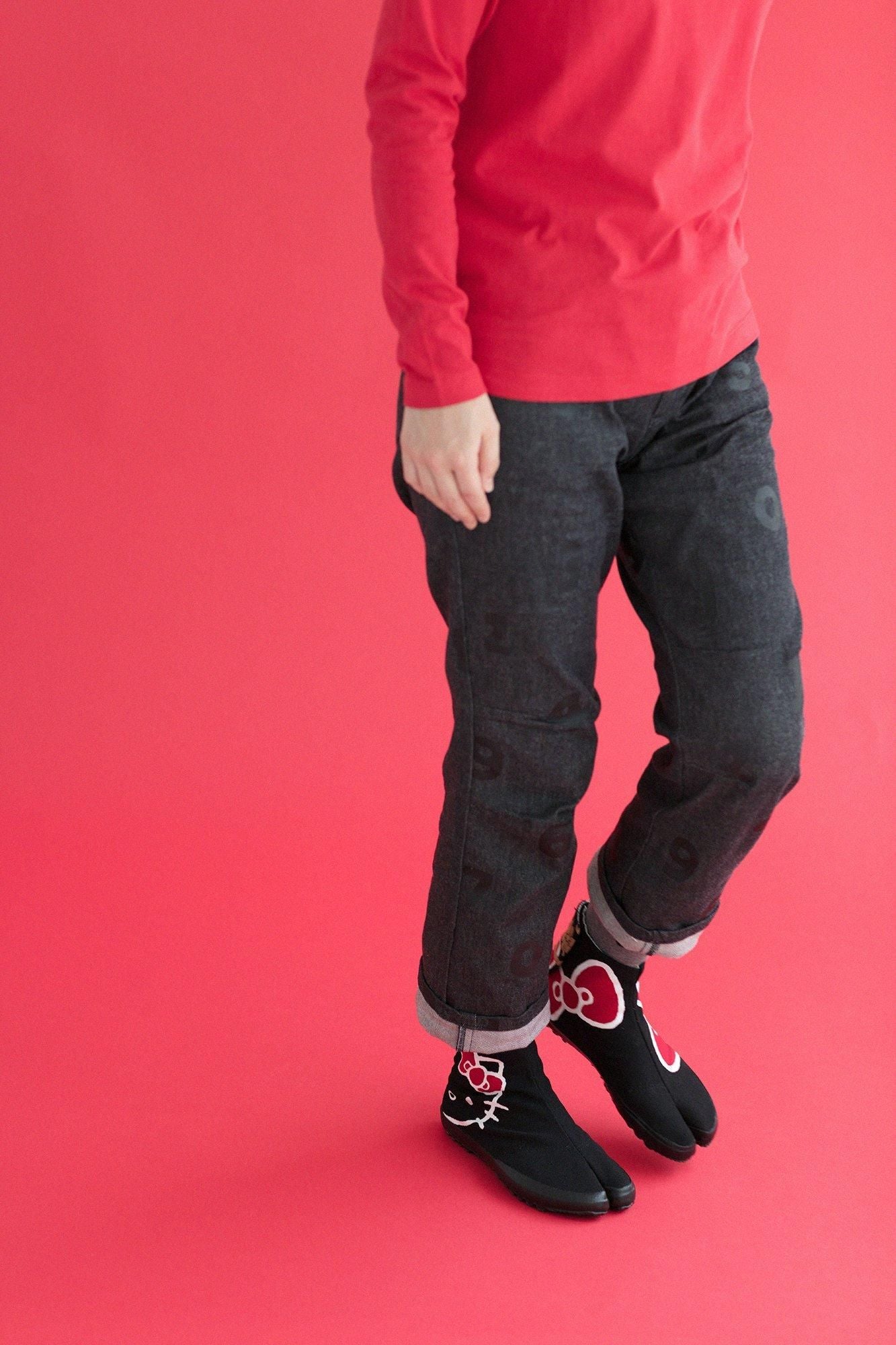 Sous-sol collé Tabi / Hello Kitty x Sou ・ Sou Fuyu Couleur