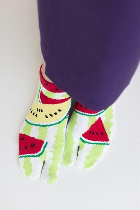 Tabi Socks(Low-cut)/Watermelon【Men・Women】