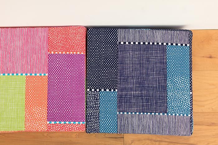 Box Cushion/Lines and Dots Seiwa【※Delivery in 3 weeks】