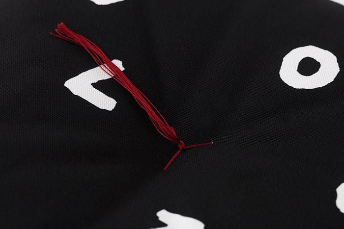 SOU・SOUの京座布団(8号帆布)/SO-SU-U 大 濡羽色(ぬればいろ)【※お届けに約3週間】