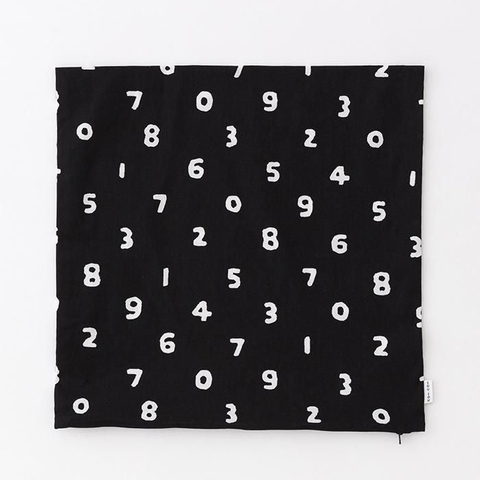 平織り21番手 クッション(座布団)カバー/SO-SU-U 濡羽色(ぬればいろ)【※お届けに約3週間】