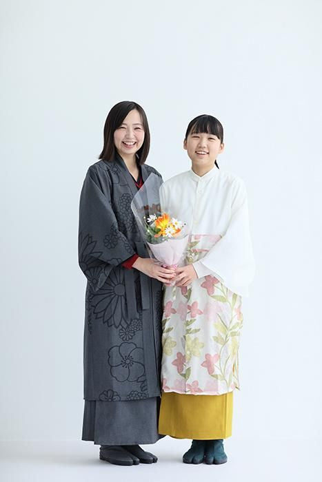 貼付まつり足袋/柚葉色×寄木細工(ゆずはいろ×よせぎざいく)