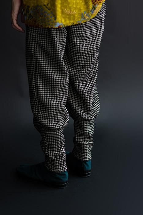 貼付まつり足袋/柚葉色×寄木細工(ゆずはいろ×よせぎざいく)