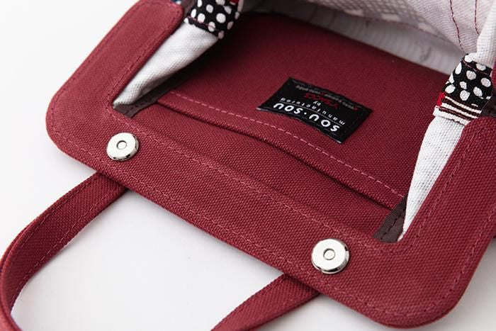 SOU・SOU× y'saccs 토트 가마 작은/마가사네