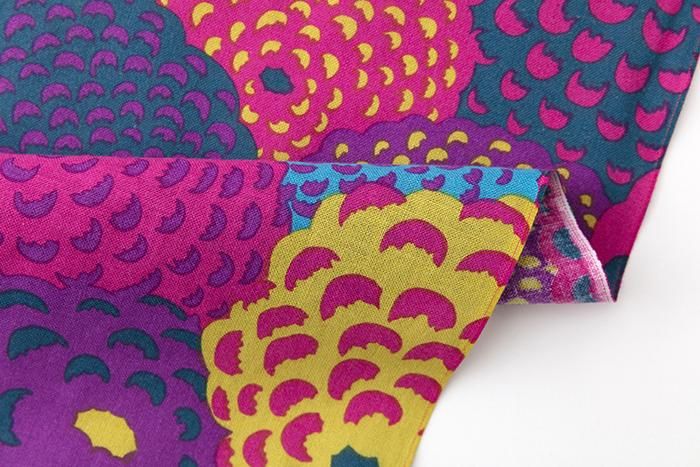 Isemomen Cotton Textile Handkerchief/Pompon Dahlia