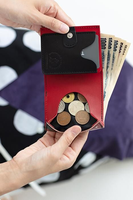 SOU・SOU×QUATRO GATS 手掌錢包/雲間菊 