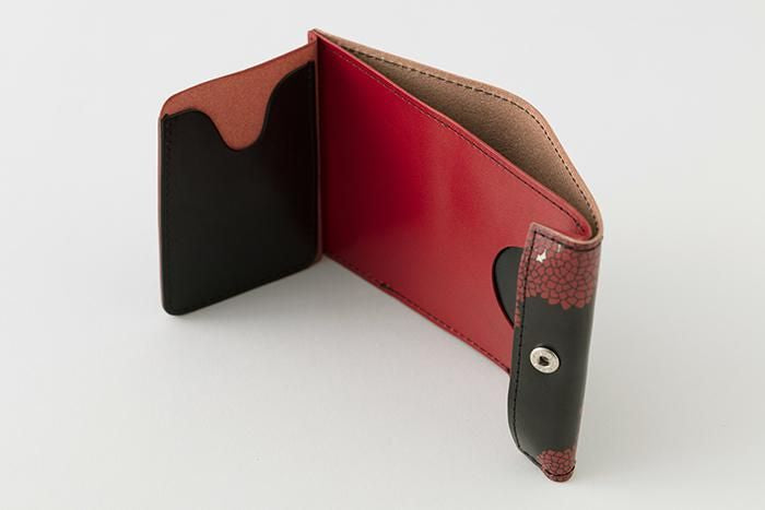 SOU・SOU×QUATRO GATS 手掌錢包/雲間菊 