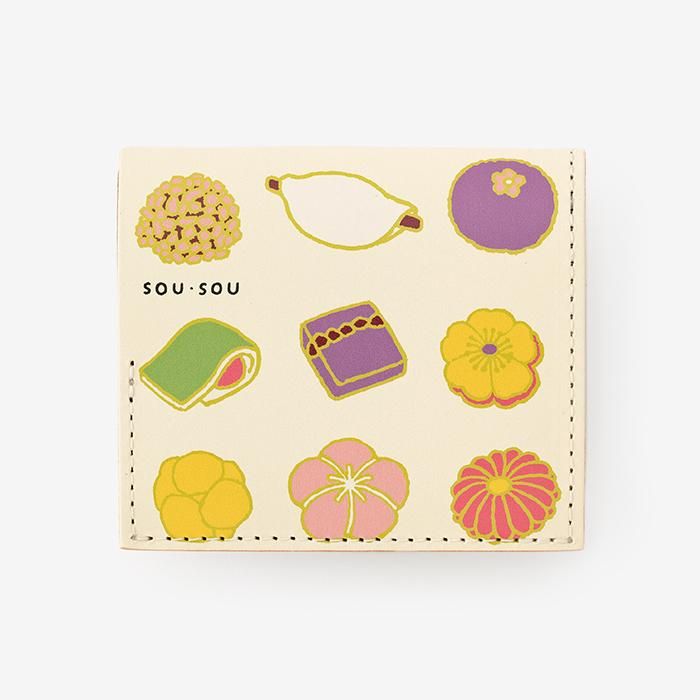 SOU・SOU♡財布（小さいふ）♡和菓子 SOU・SOU×クアトロガッツ 小さいふ。／和菓子（わがし）