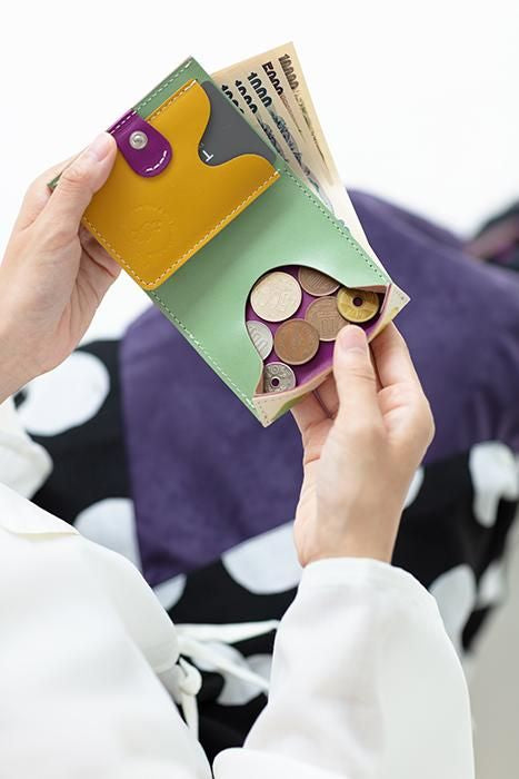 SOU・SOU×QUATRO GATS 手掌錢包/和菓子 