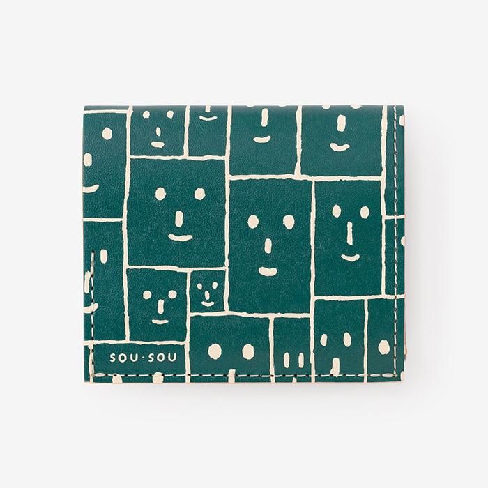 SOU・SOU×arToLogaTsutsu Smallwallet. /Smile Faces(Smile Faces)