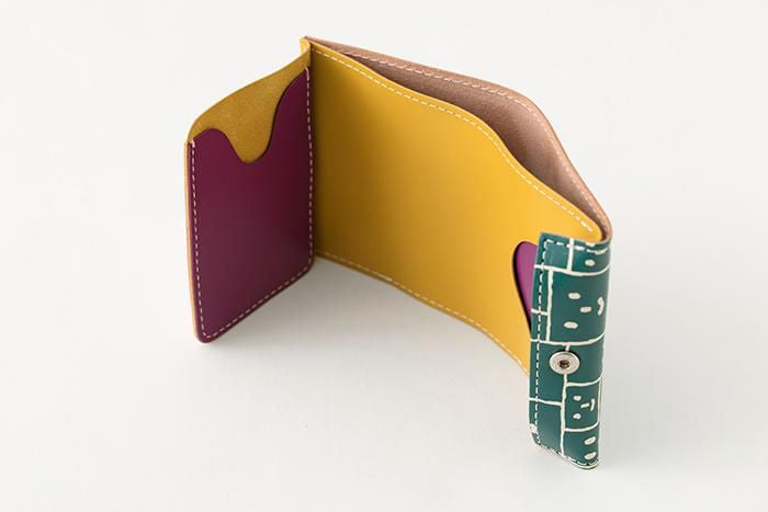 SOU・SOU×arToLogaTsutsu Smallwallet. /Smile Faces(Smile Faces)