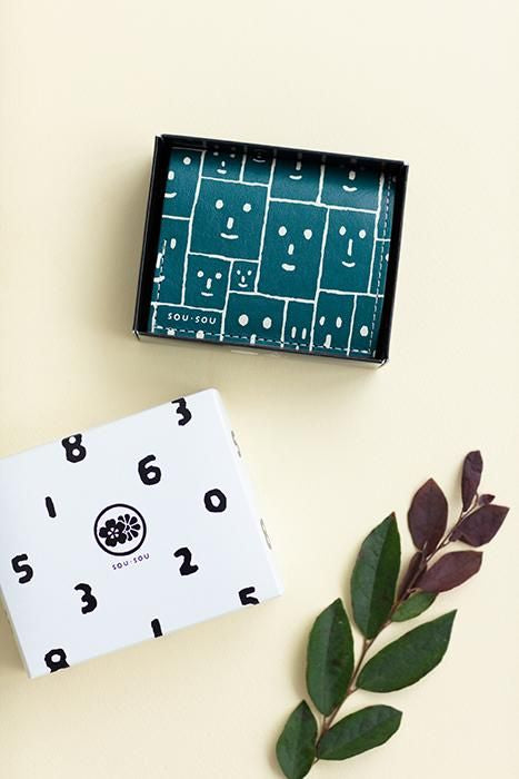 SOU・SOU×arToLogaTsutsu Smallwallet. /Smile Faces(Smile Faces)