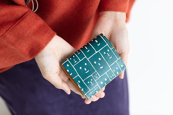 SOU・SOU×arToLogaTsutsu Smallwallet. /Smile Faces(Smile Faces)