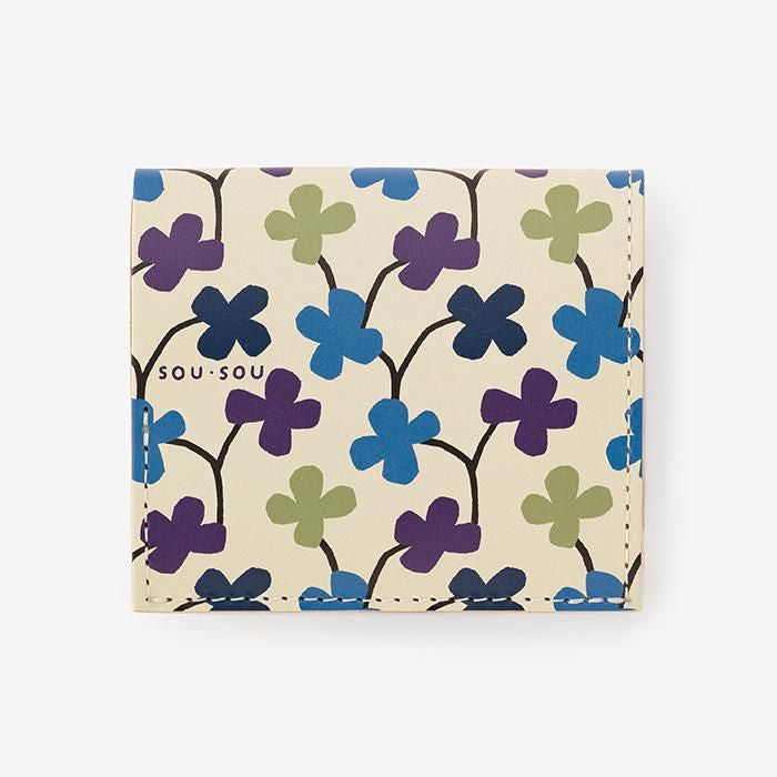 SOU・SOU×QUATRO GATS 手掌錢包/花遊 