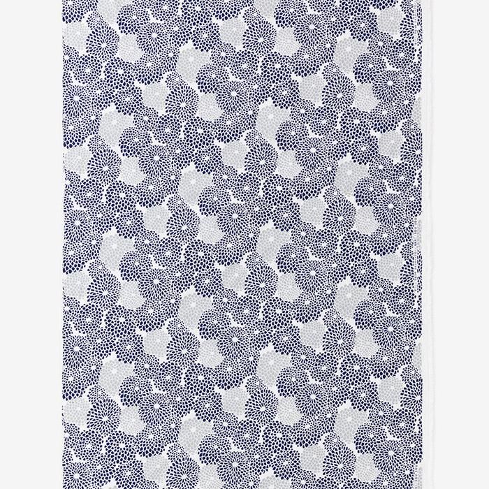 布料剪裁販售 (高島縮棉 坂尾織物)/全菊<50cm>