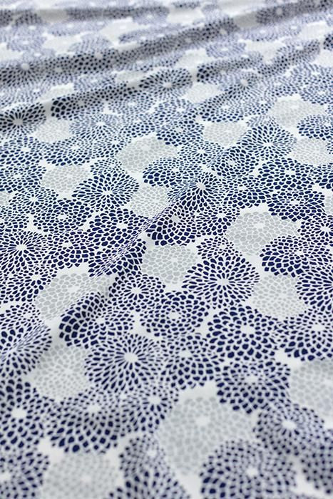 布料剪裁販售 (高島縮棉 坂尾織物)/全菊<50cm>