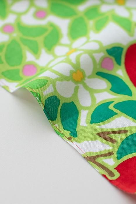 布料剪裁販售 (伊勢木棉 手巾)/Apple Field <50cm>