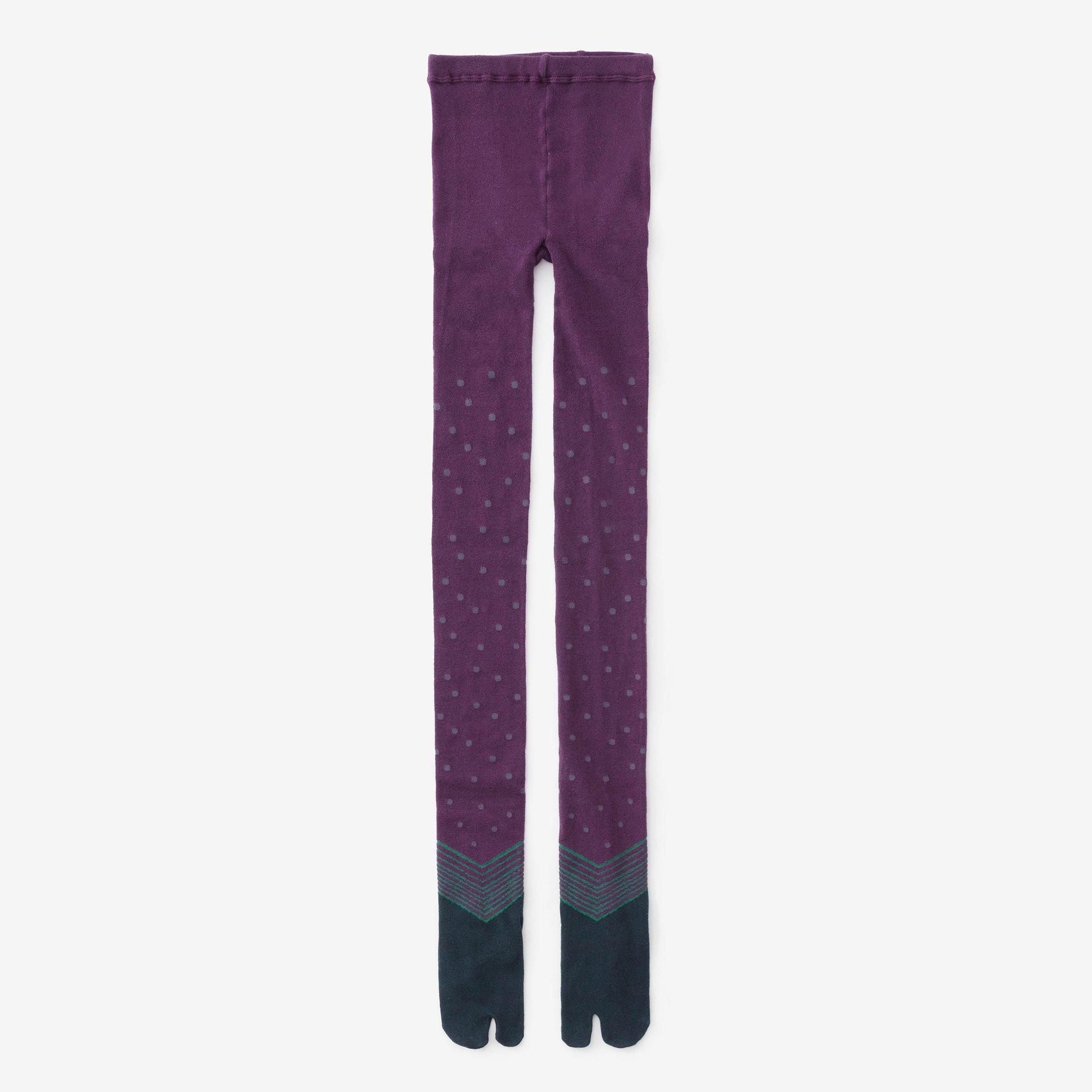 Tabi Tights/Kabuki Reddish Purple