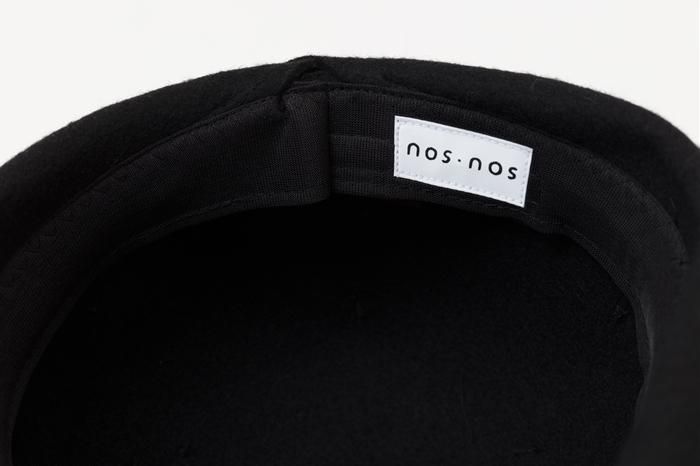 毛氈 寧寧 蝴蝶結帽/黑色