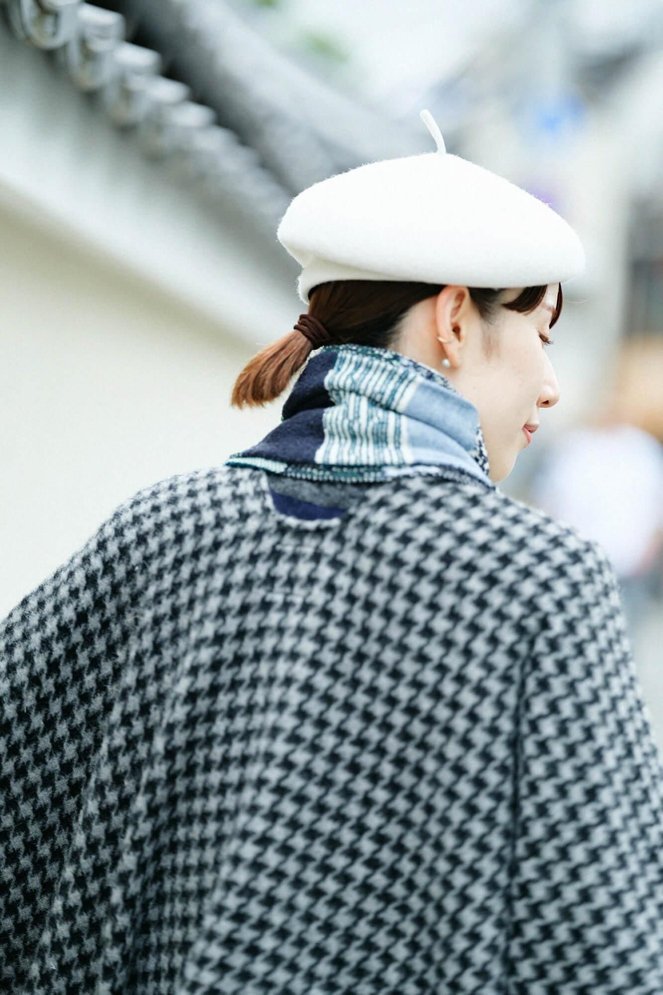 SOU・SOU ×MOONBAT 草編領巾/東山三十六峰 綠野