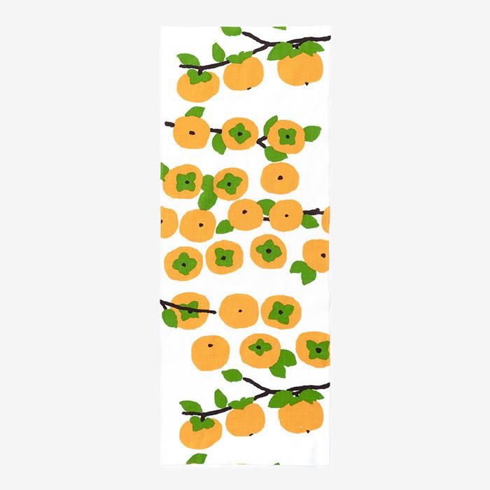 Isemomen Cotton Textile Handkerchief / Persimmon