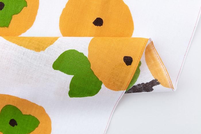 Isemomen Cotton Textile Handkerchief / Persimmon