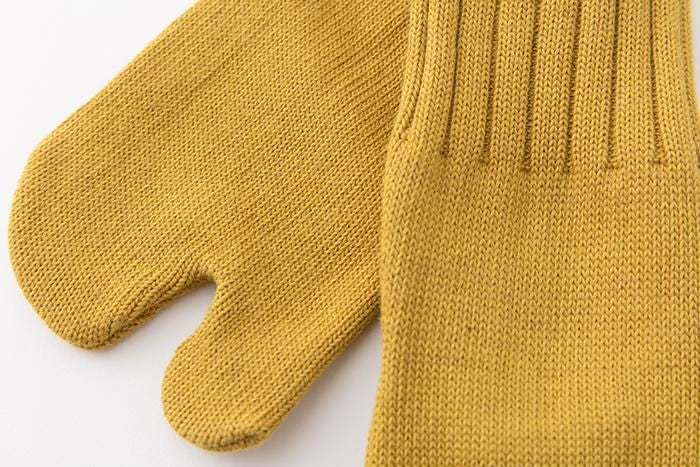 Rip Knit Tabi Socks (Mid-calf)/Golden Yellow【Men・Women】