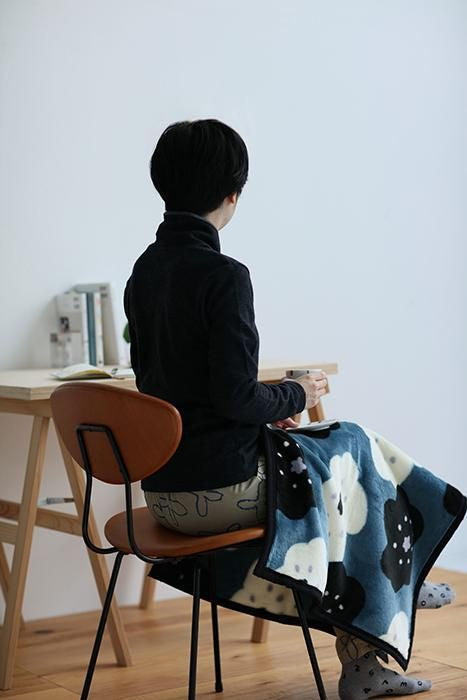 SOU・SOU×丸眞 ひざ掛け/ほほえみ