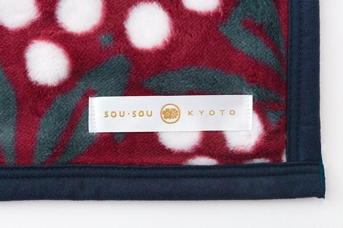 SOU・SOU×丸眞 小蓋毯/南天竹