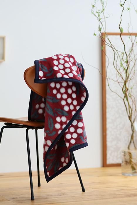 SOU・SOU×丸眞 小蓋毯/南天竹