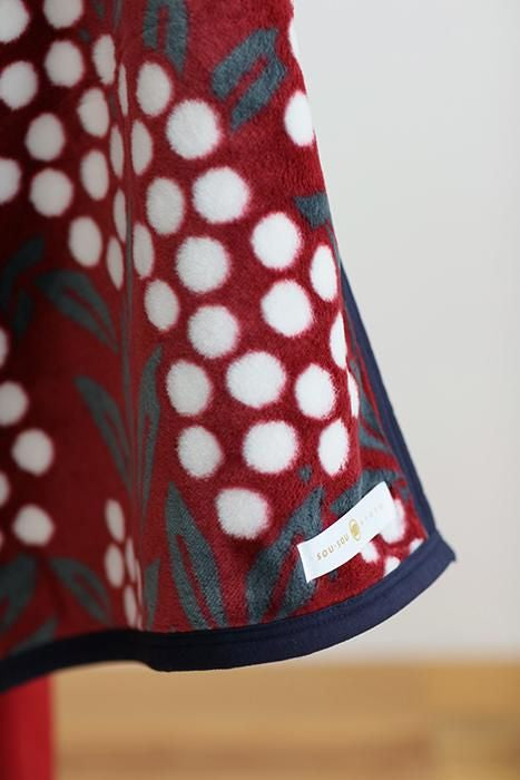 SOU・SOU×丸眞 小蓋毯/南天竹