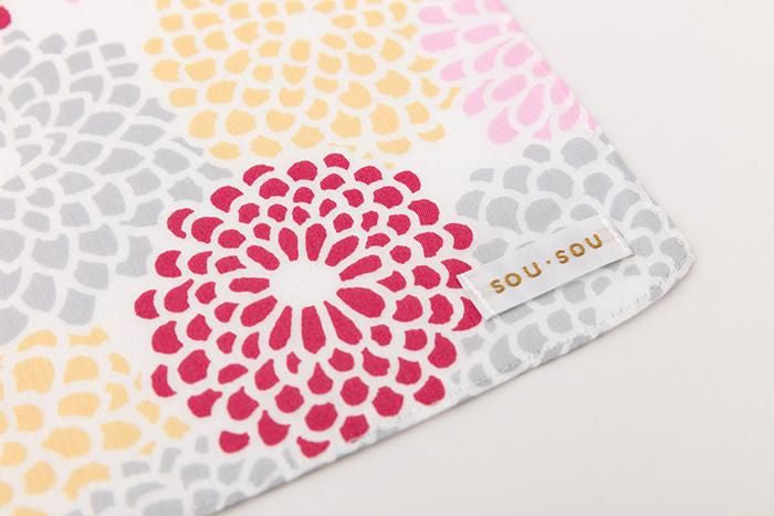 SOU・SOU×마루신 손수건/국화