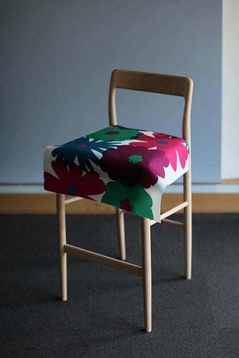 SOU・SOU×Coccole Tino Counter Chair/Oraka Multicolored【※Delivery in 1~3 months】