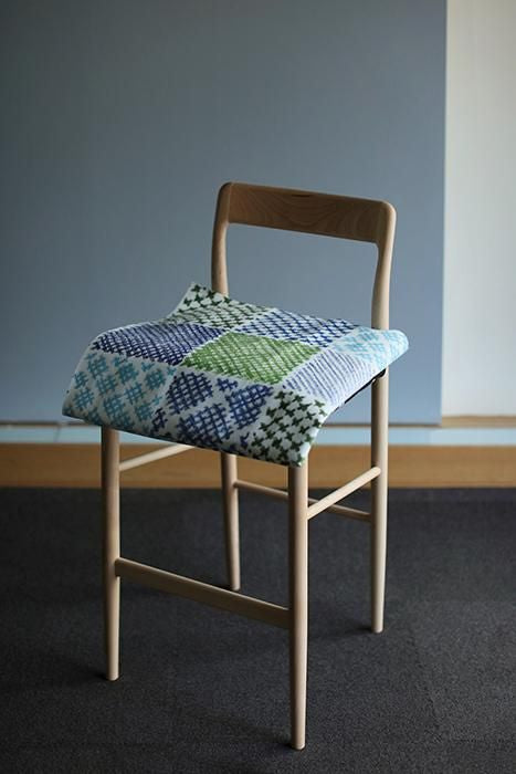 SOU・SOU×Coccole Tino Counter Chair/Rice Field【※Delivery in 1~3 months】