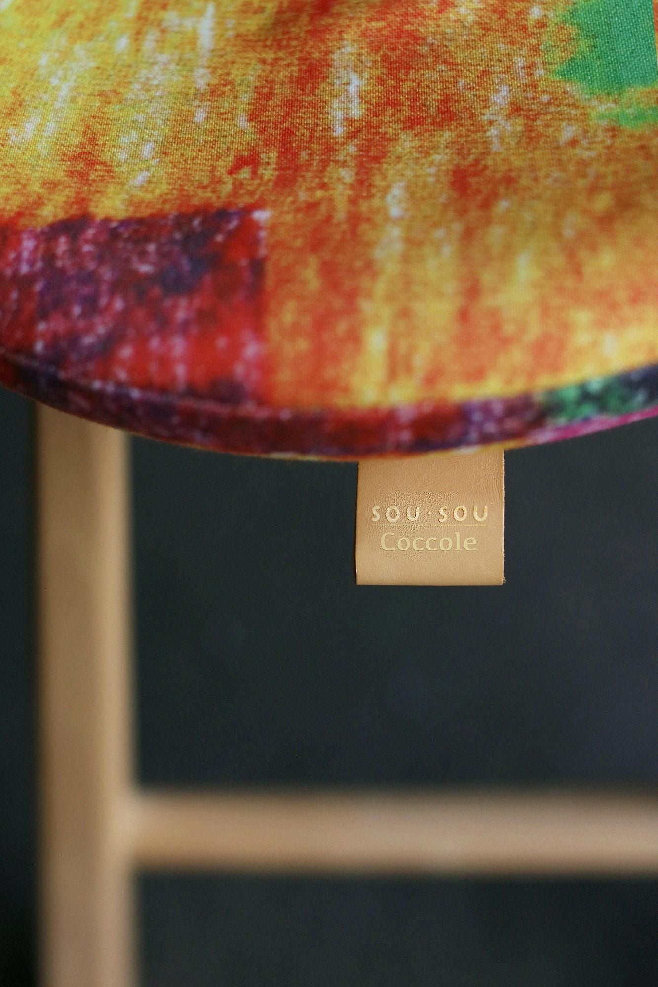 SOU・SOU×Coccole Craftool Stool/Wooden Clappers Olive Green【※Delivery in 1~3 months】