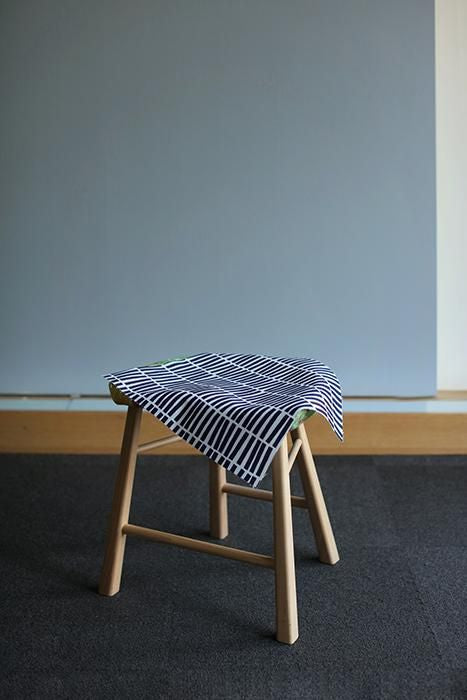 SOU・SOU×Coccole Craftool Stool/Wooden Clappers Navy blue【※Delivery in 1~3 months】