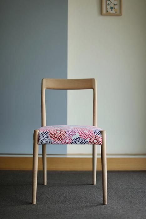 SOU・SOU×Coccole Tino Chair/Chrysanthemum White【※Delivery in 1~3 months】