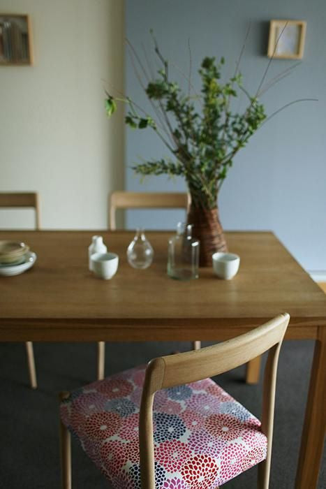 SOU・SOU×Coccole Tino Chair/Chrysanthemum White【※Delivery in 1~3 months】