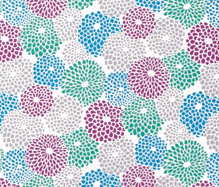 SOU・SOU×Coccole Tino Counter Chair/Chrysanthemum Ryofu【※Delivery in 1~3 months】