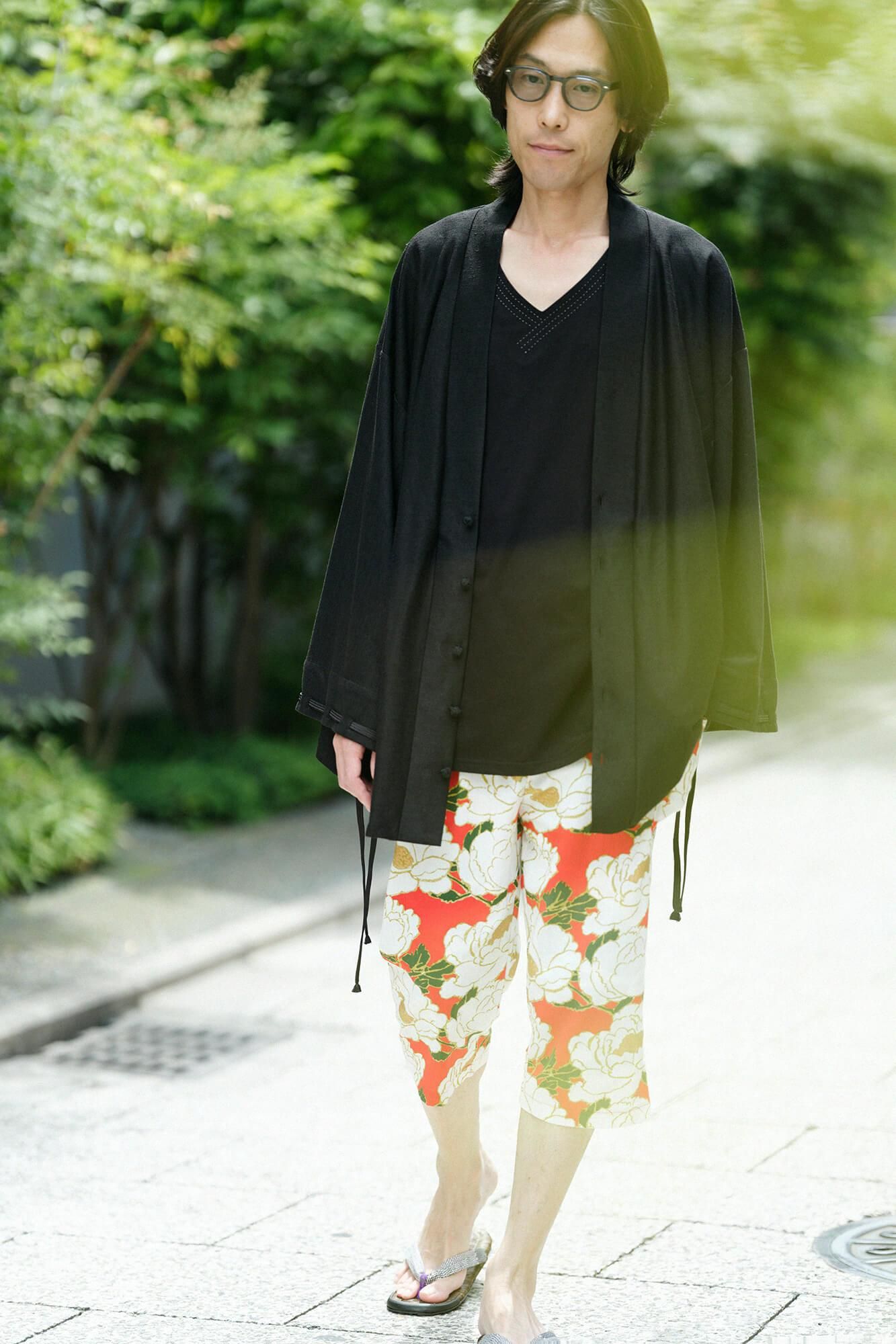 Zori Sandalen Asabura Krähengesicht / Magasane (Sumi)