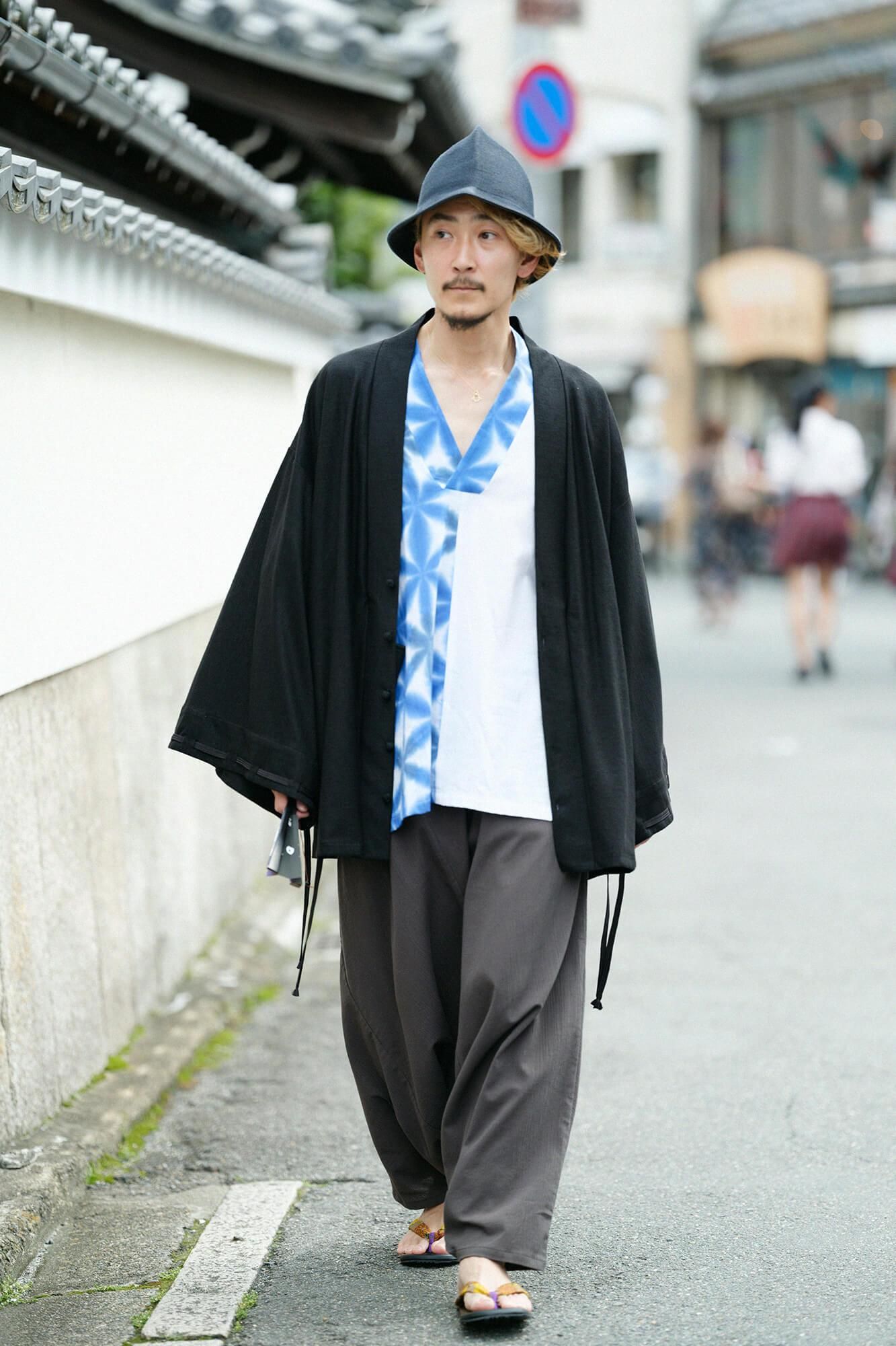 Asabura Sandals Black/Kenran Golden