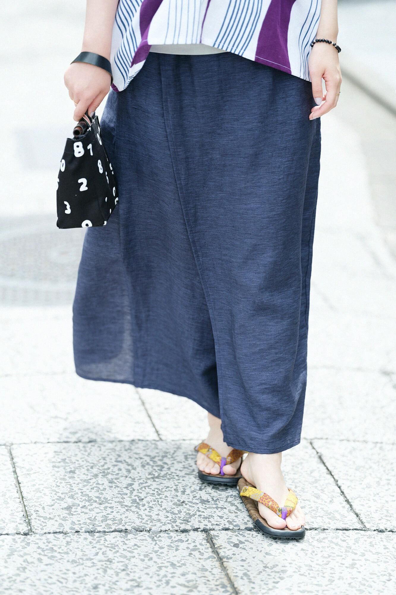 Asabura Sandals Black/Kenran Golden